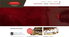 Desktop Screenshot of panaderiavalentina.com